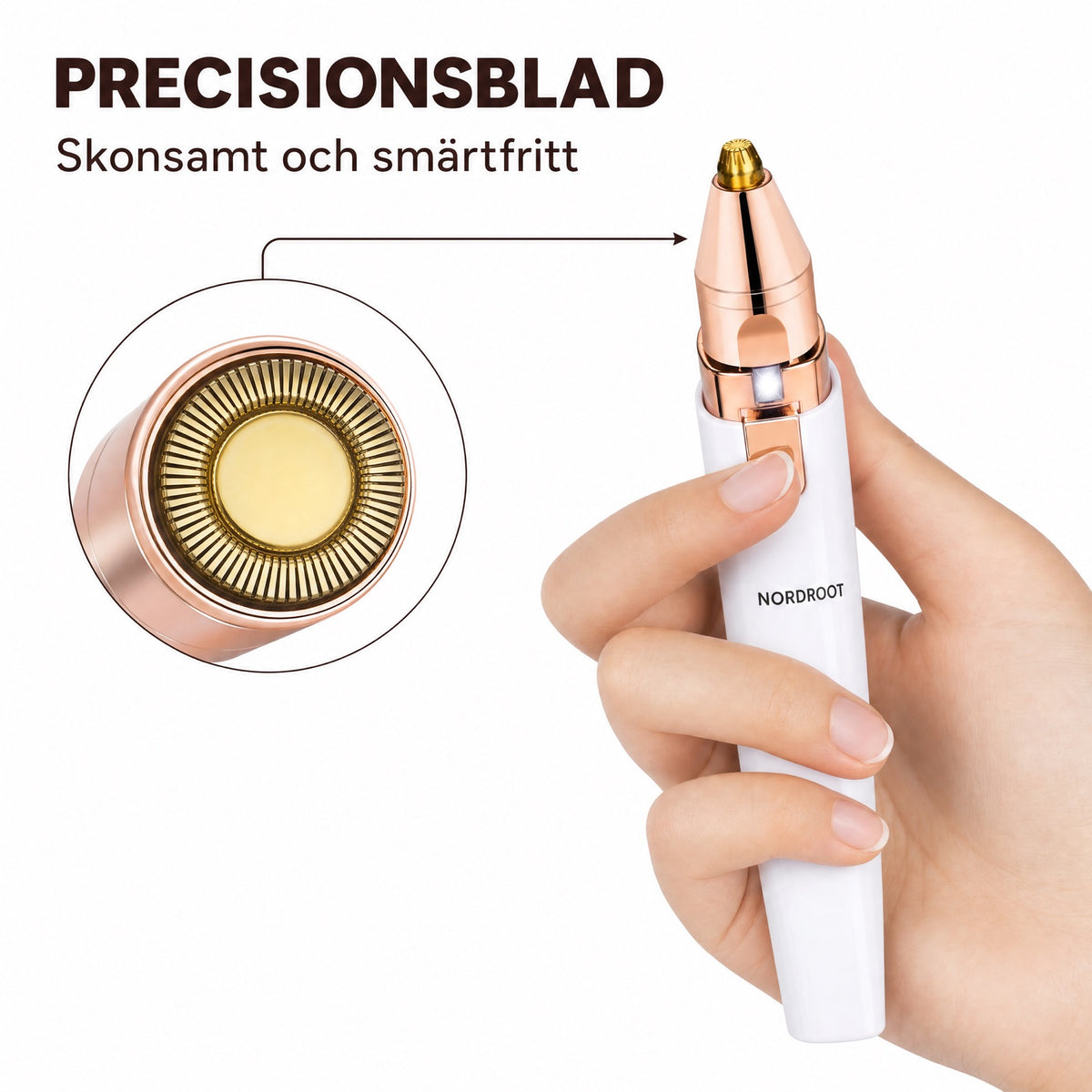 Nordroot Precisionstrimmer, precisionsblad