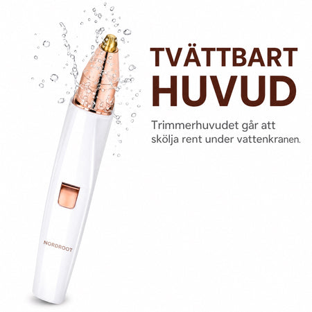 Nordroot Precisionstrimmer, tvättbart huvud